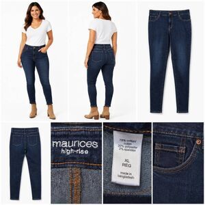 Maurices High Rise Skinny Jeans XL Reg